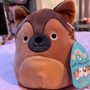 NWT Squishmallows Mario the Dog Plush 5in